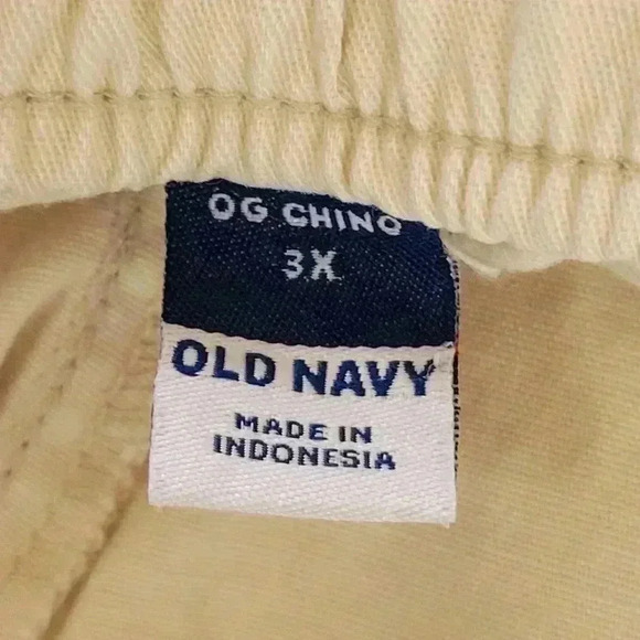 NWT Old Navy OG Chino Cotton‎ Stretchy Cream Shorts, Size 3XL - Picture 7 of 8